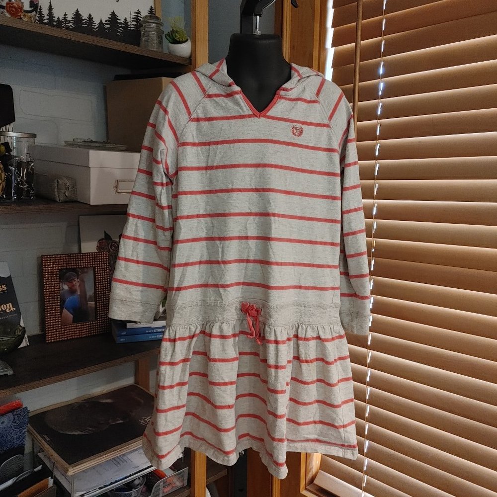 .Chaps Long-Sleeved Hoodie Dress